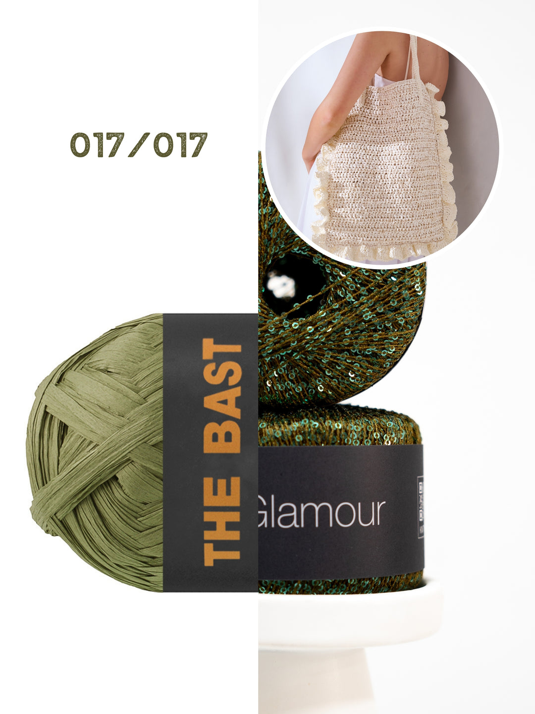 Haakpakket The Bast Glamour tas met ruches