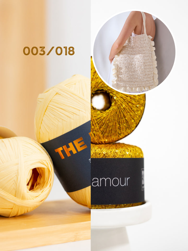 Haakpakket The Bast Glamour tas met ruches