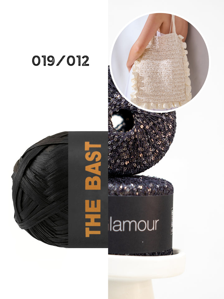 Haakpakket The Bast Glamour tas met ruches