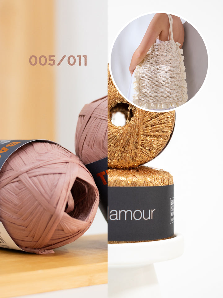 Haakpakket The Bast Glamour tas met ruches