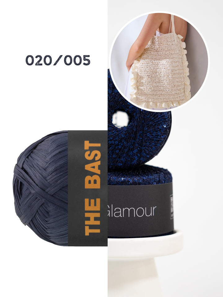 Haakpakket The Bast Glamour tas met ruches