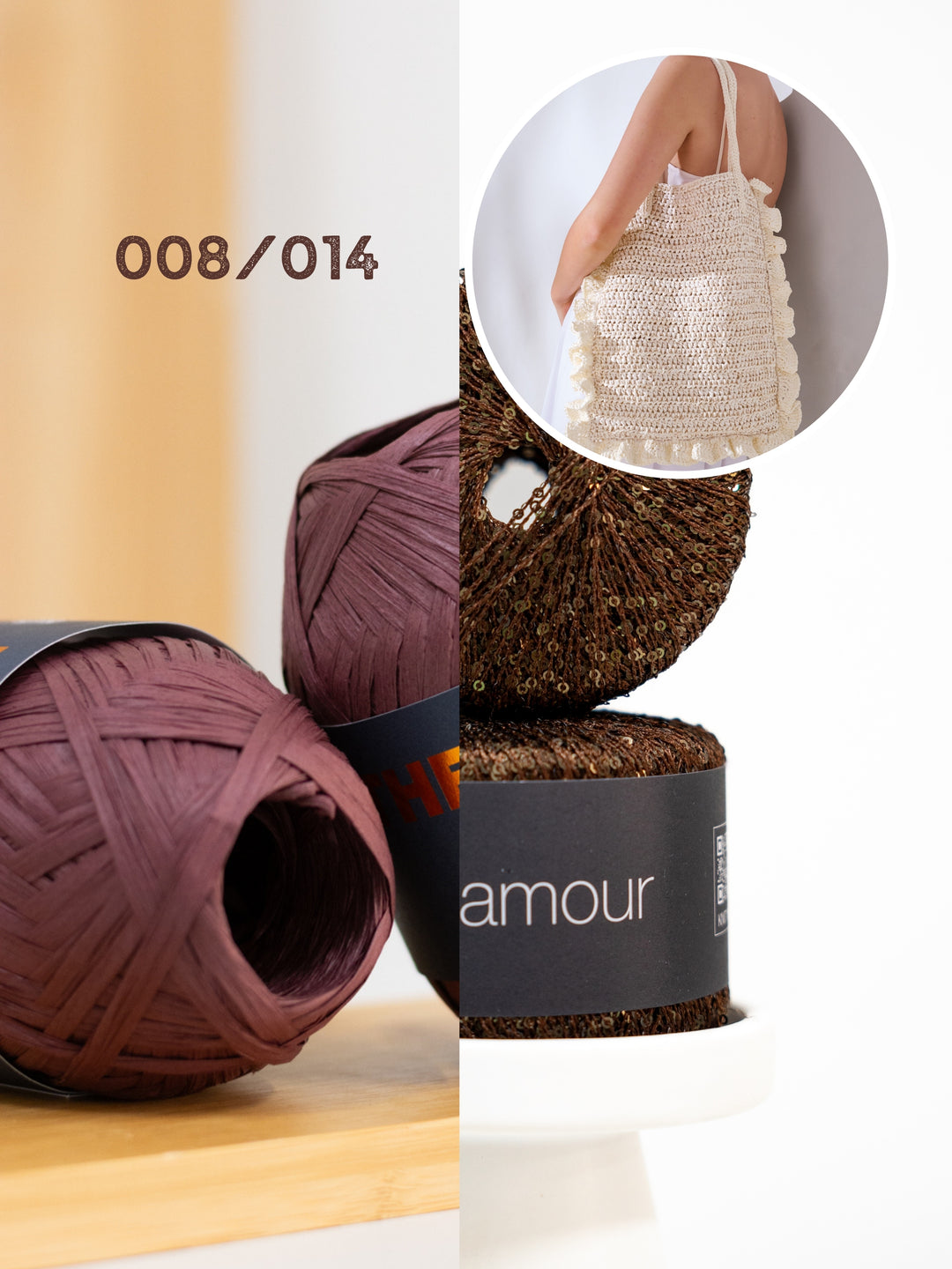 Haakpakket The Bast Glamour tas met ruches