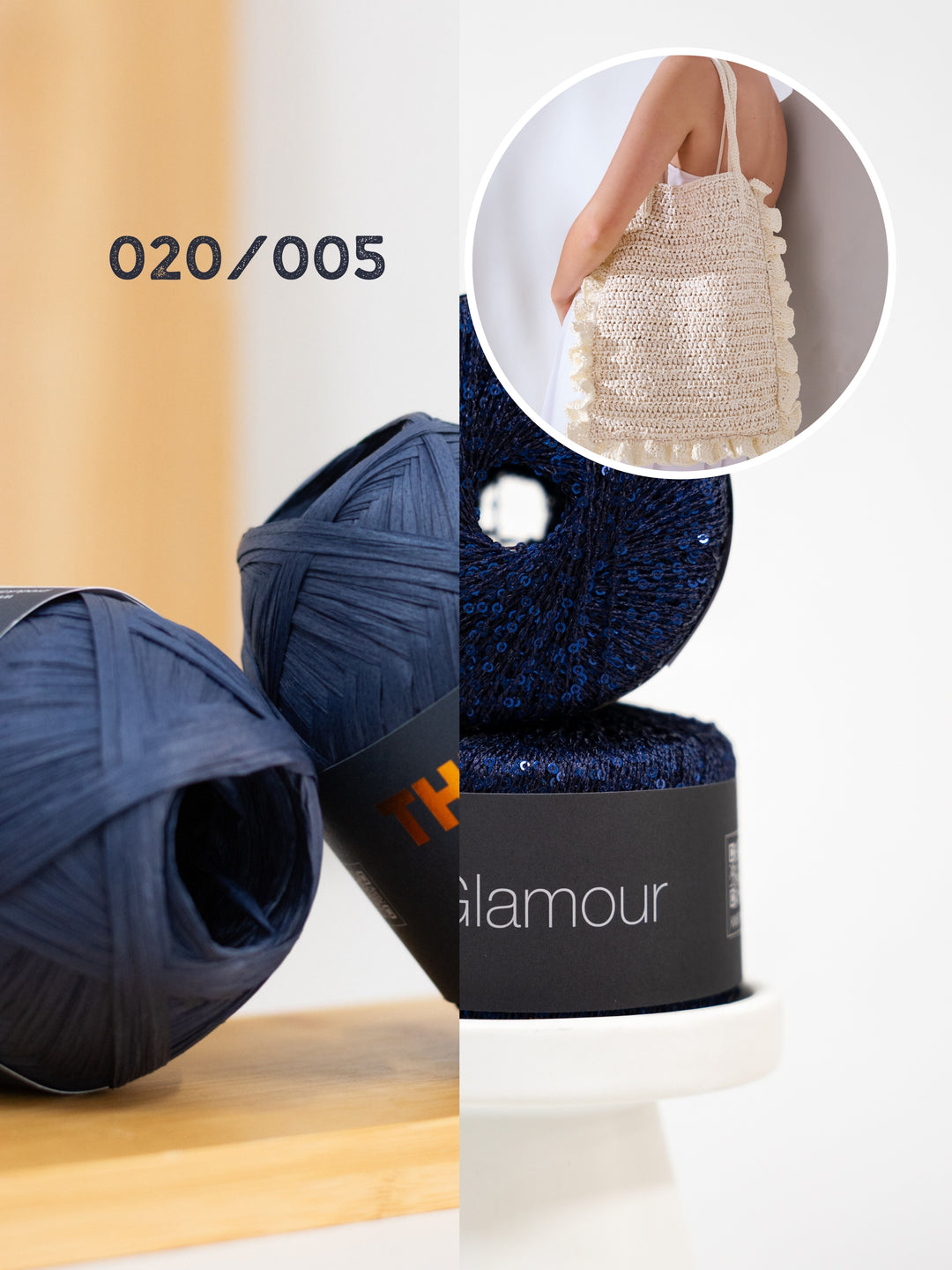 Haakpakket The Bast Glamour tas met ruches