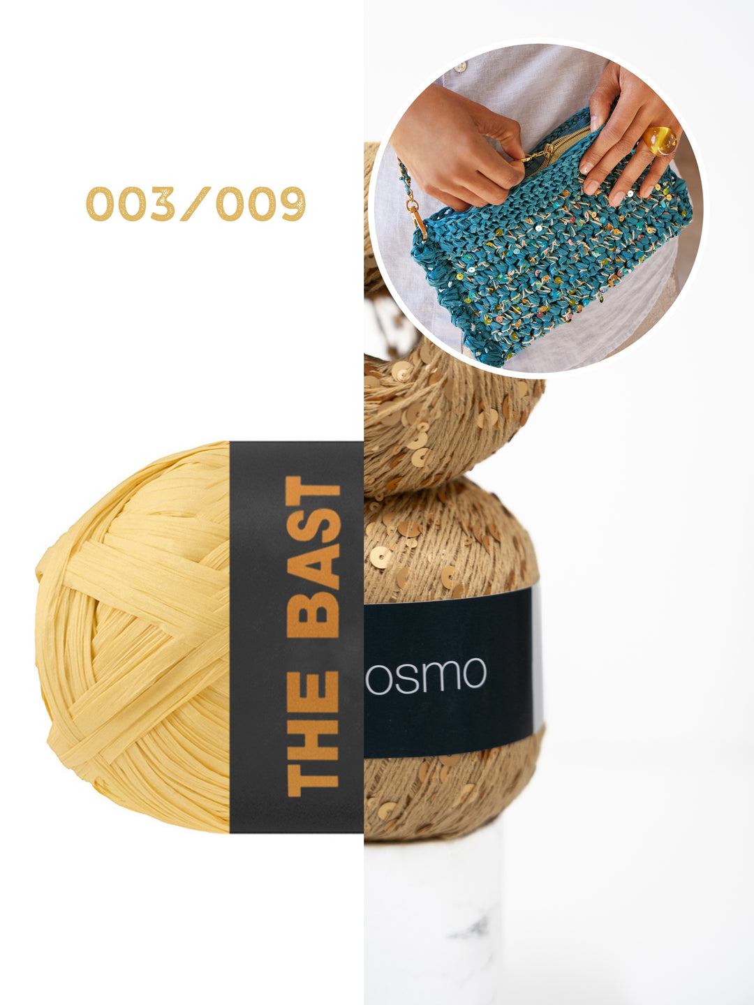 Haakpakket The Bast Cosmo clutch