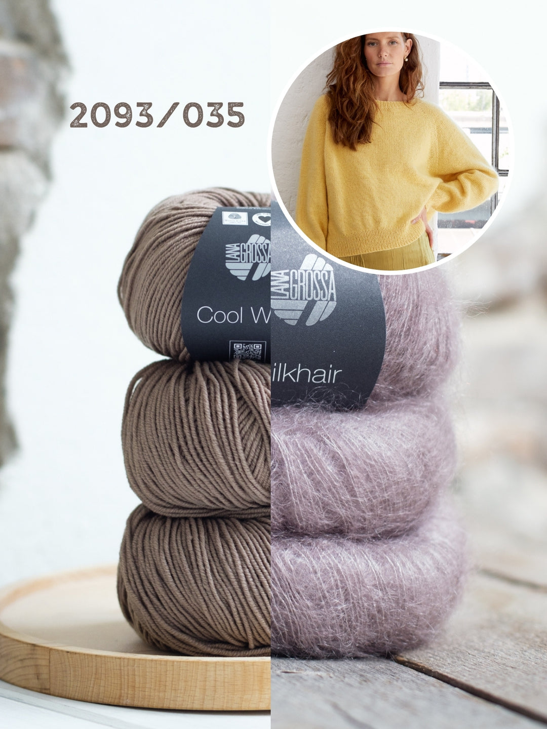 Breipakket pullover Ida I - Cool Wool en Silkhair
