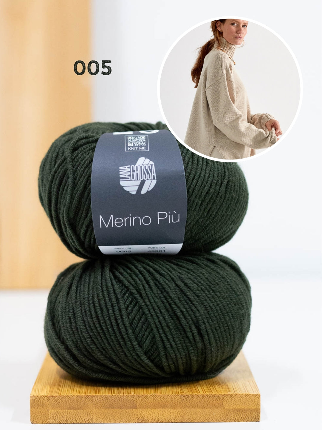 Breipakket pullover Ida II - Merino Più