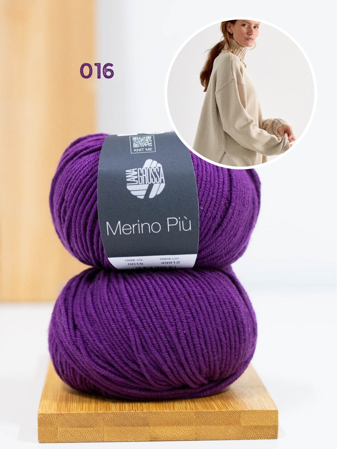 Breipakket pullover Ida II - Merino Più