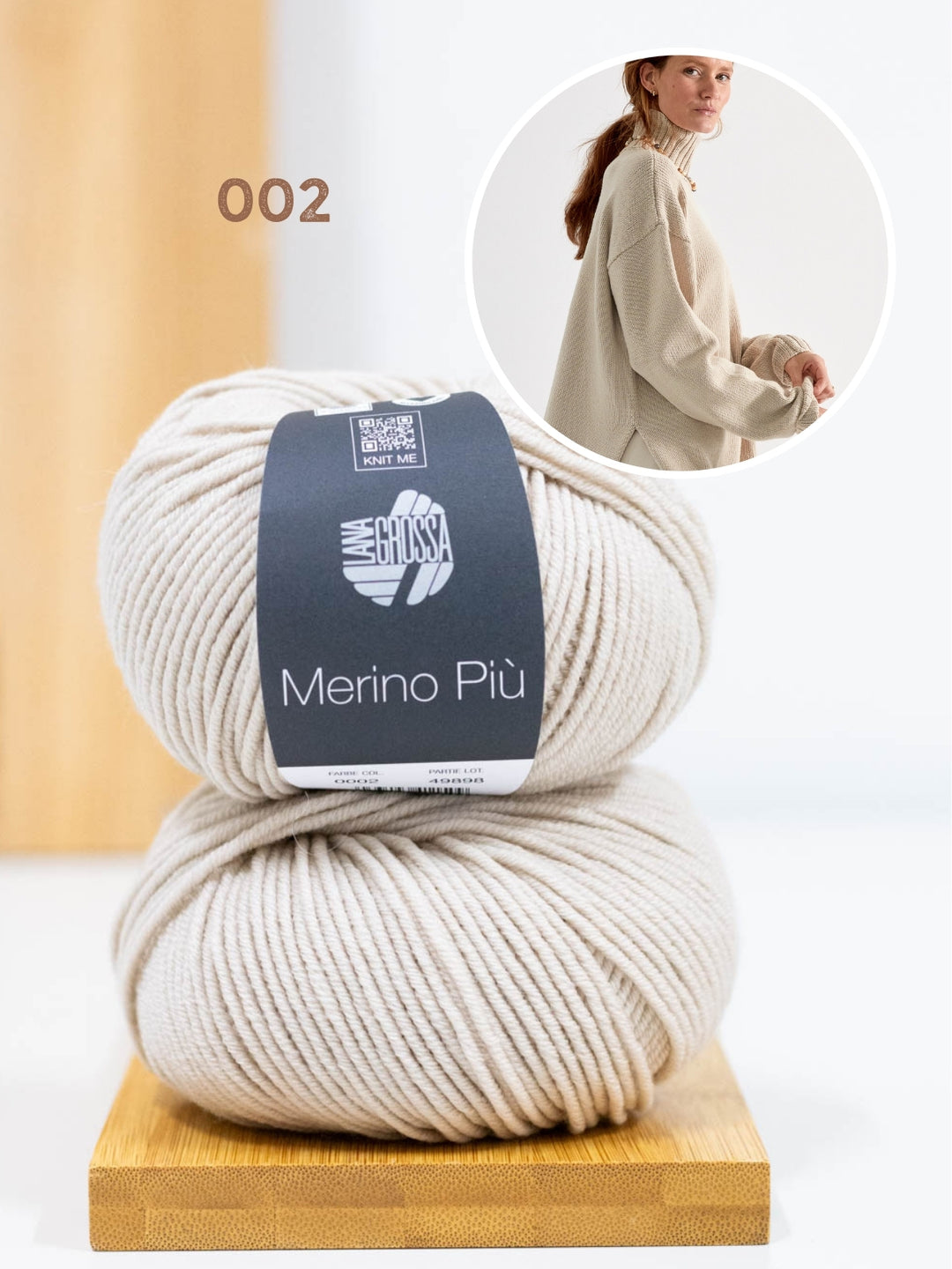 Breipakket pullover Ida II - Merino Più