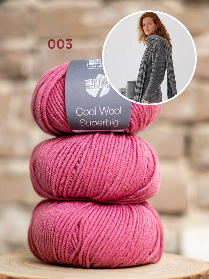 Breipakket Cool Wool Superbig sjaal