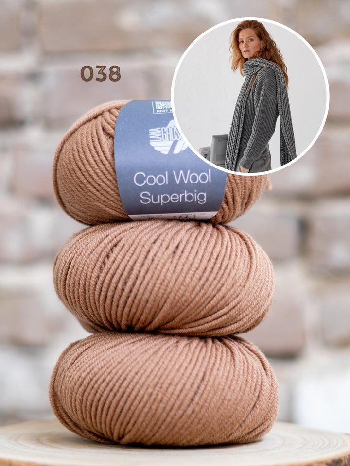 Breipakket Cool Wool Superbig sjaal