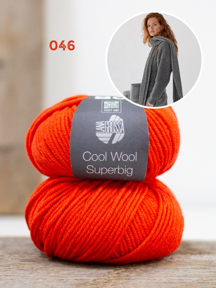 Breipakket Cool Wool Superbig sjaal