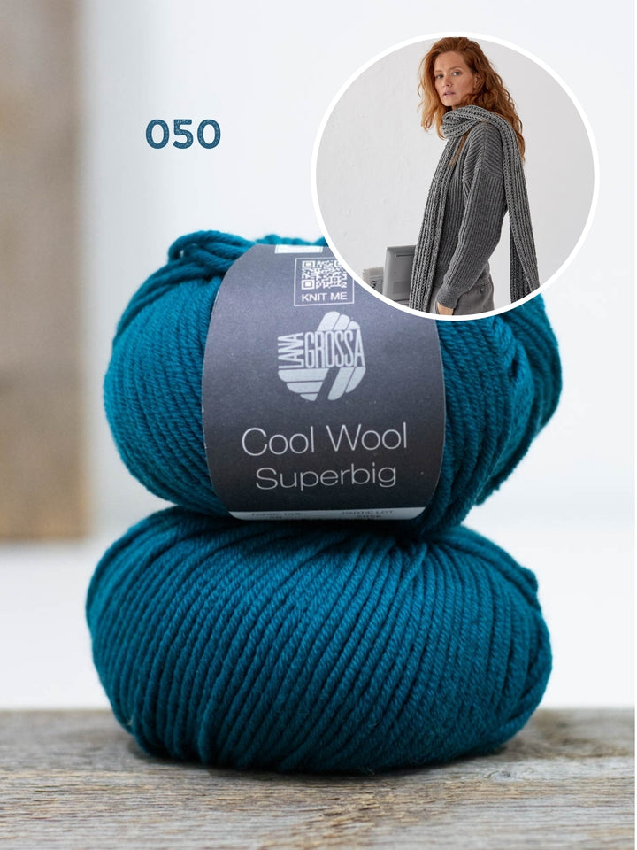 Breipakket Cool Wool Superbig sjaal