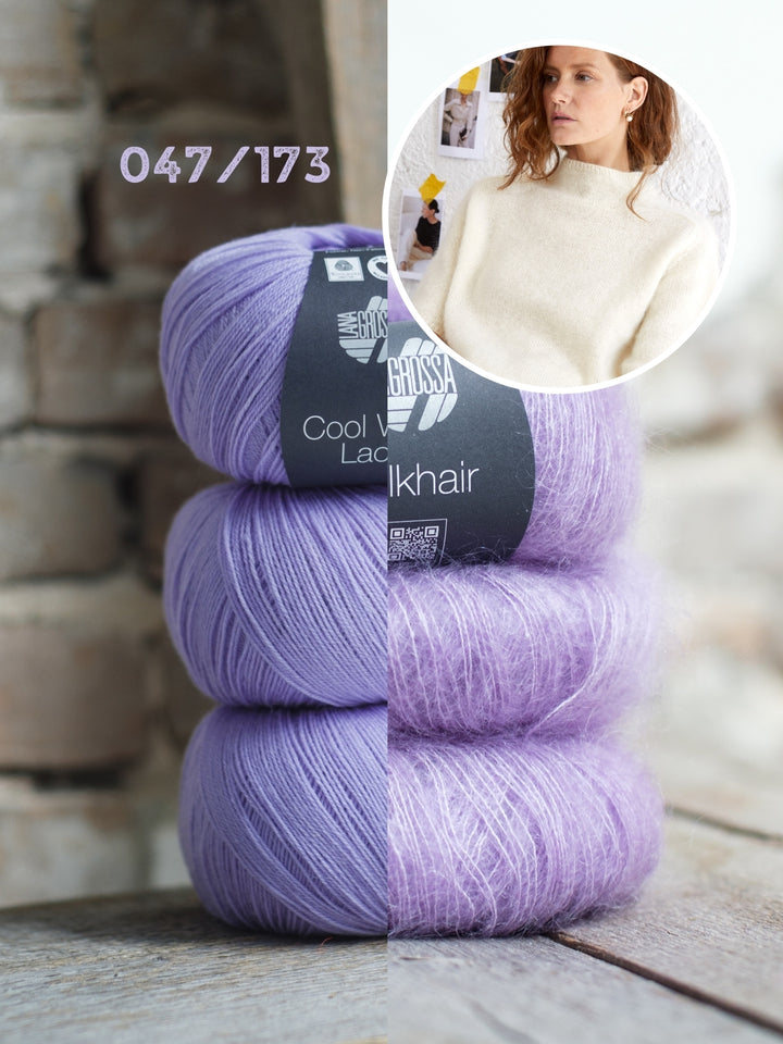 Breipakket shirt Hedda I - Cool Wool Lace en Silkhair