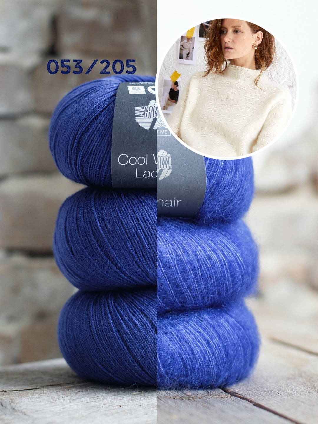 Breipakket shirt Hedda I - Cool Wool Lace en Silkhair
