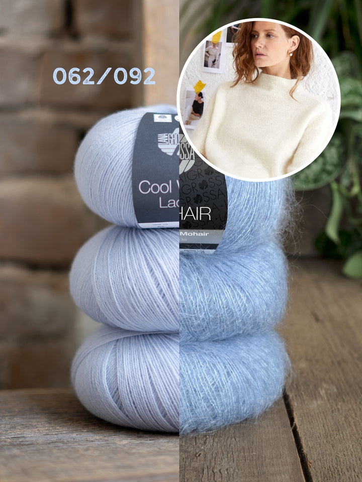 Breipakket shirt Hedda I - Cool Wool Lace en Silkhair