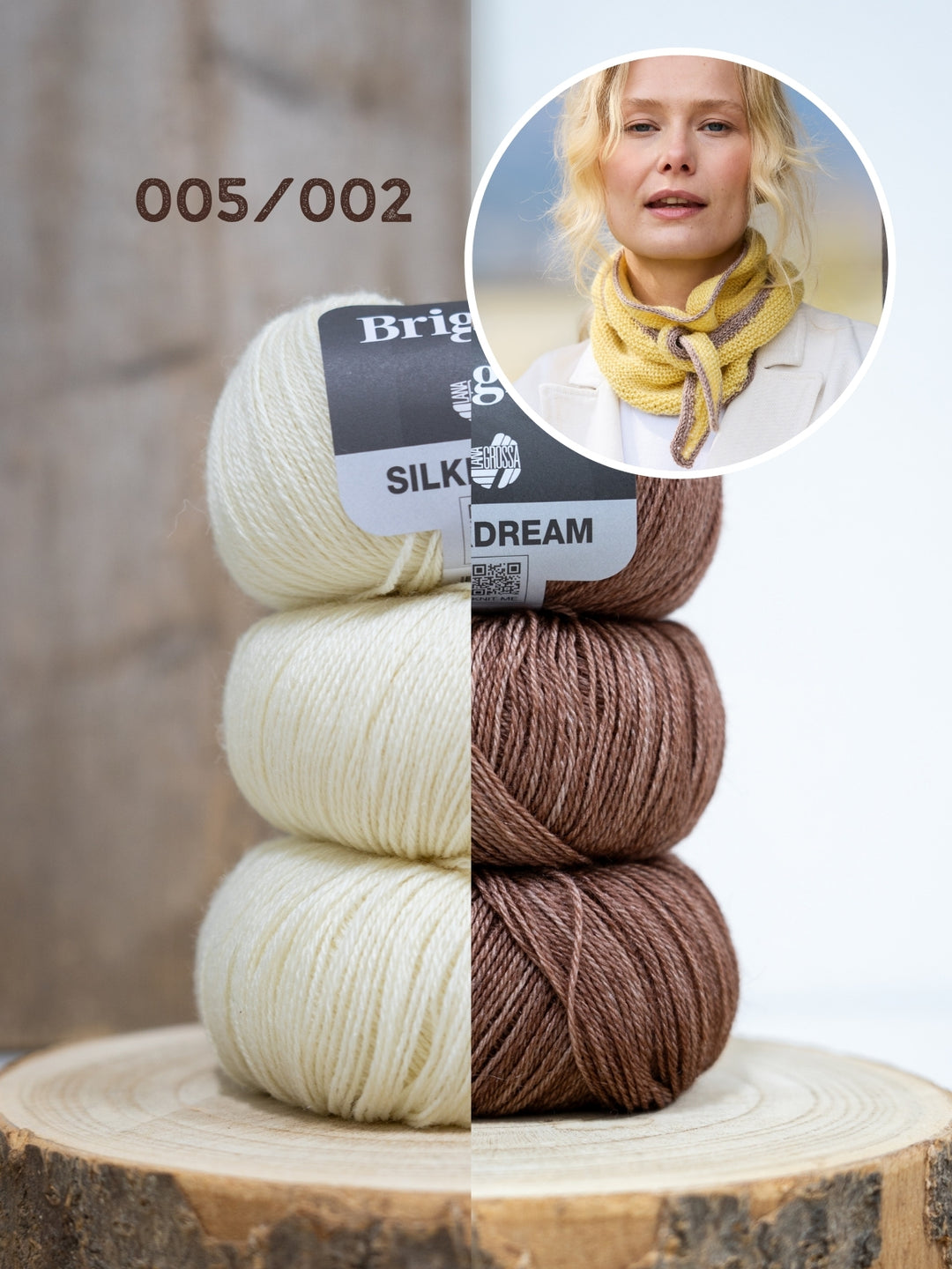 Breipakket Brigitte Silkdream sjaal