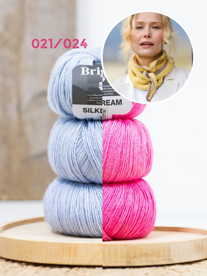 Breipakket Brigitte Silkdream sjaal