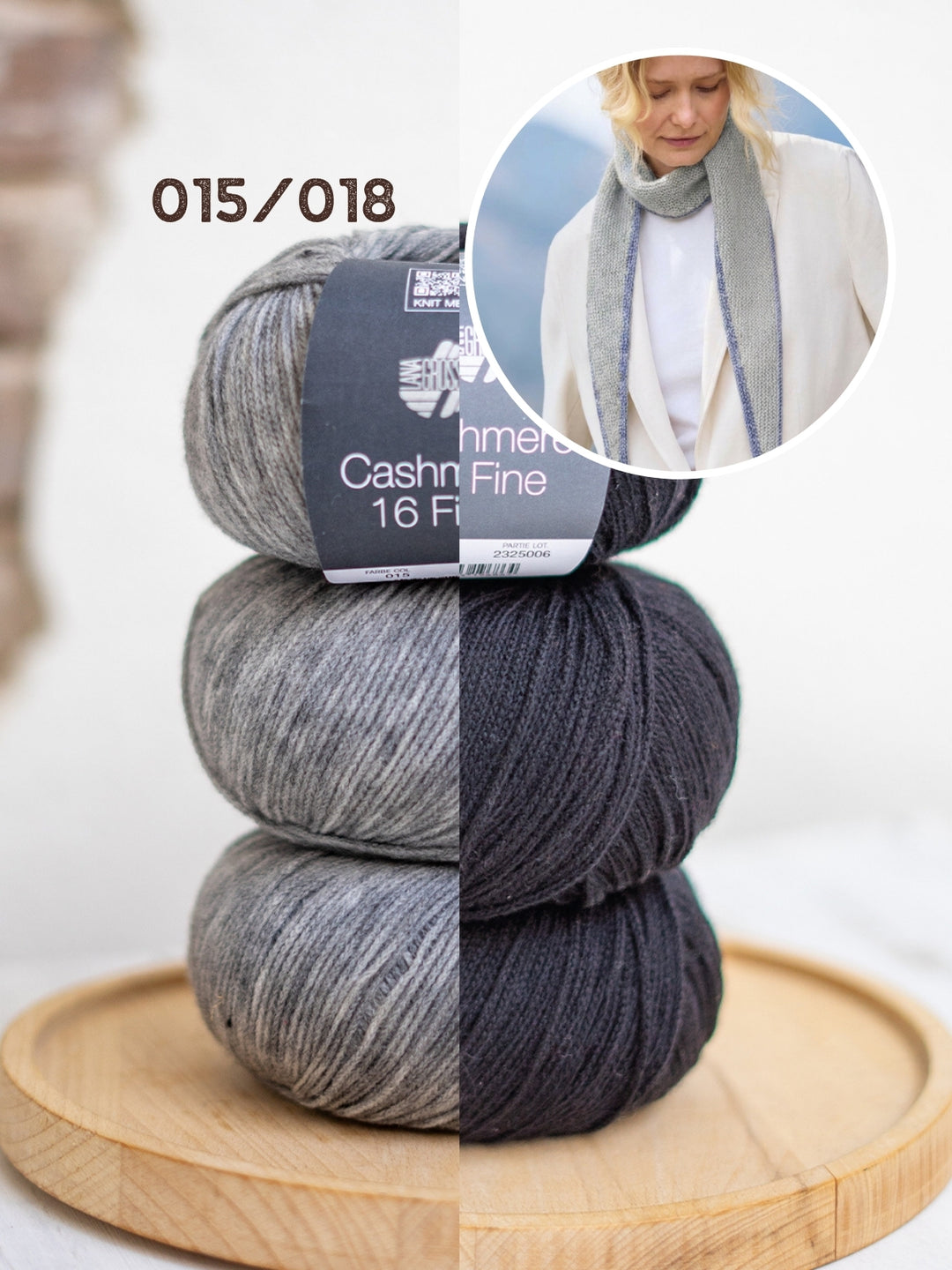 Breipakket Cashmere 16 Fine sjaal