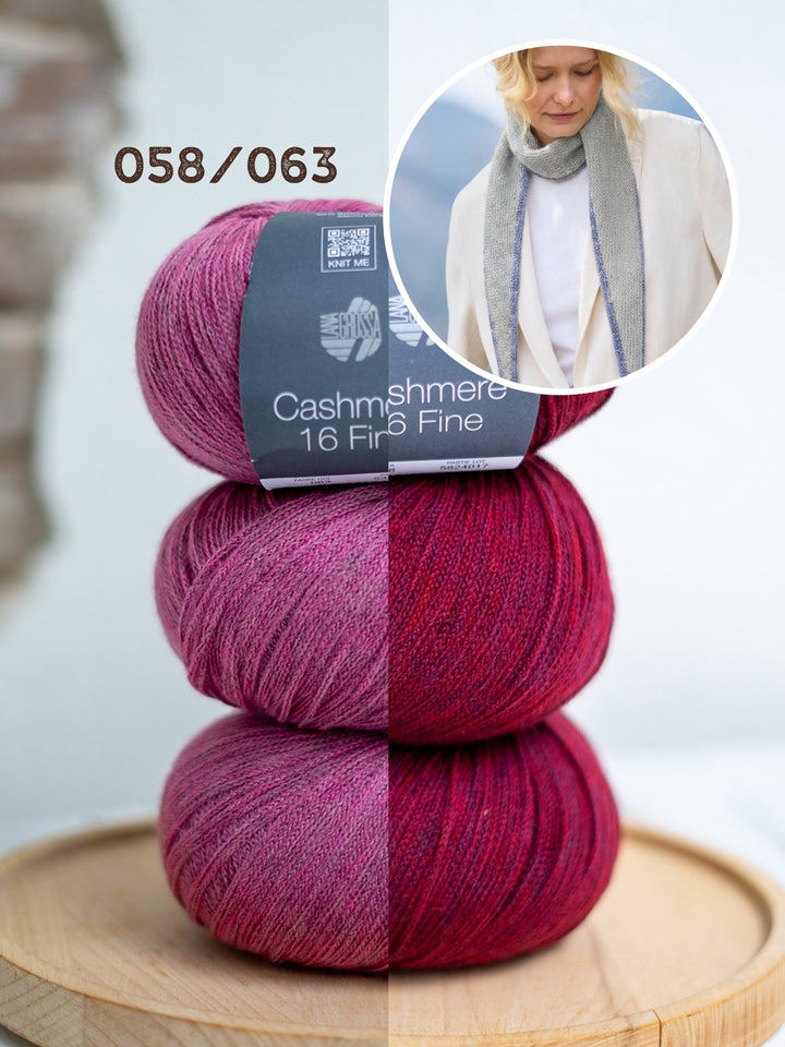 Breipakket Cashmere 16 Fine sjaal
