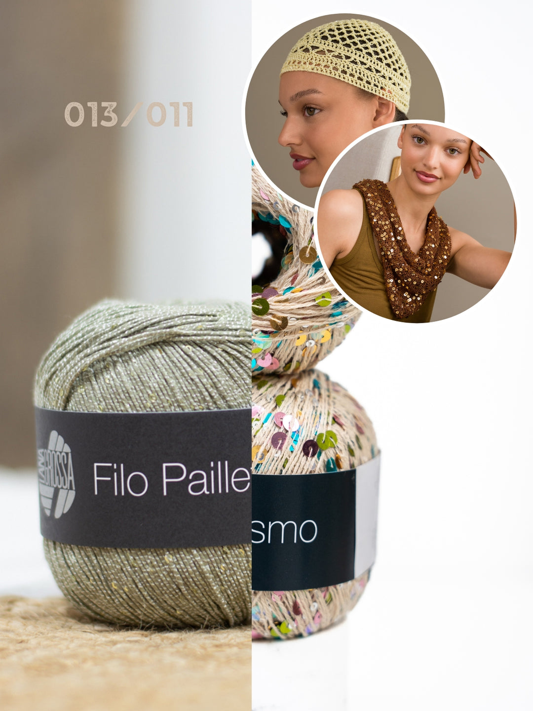 Haak- en breipakket glitter accessoires