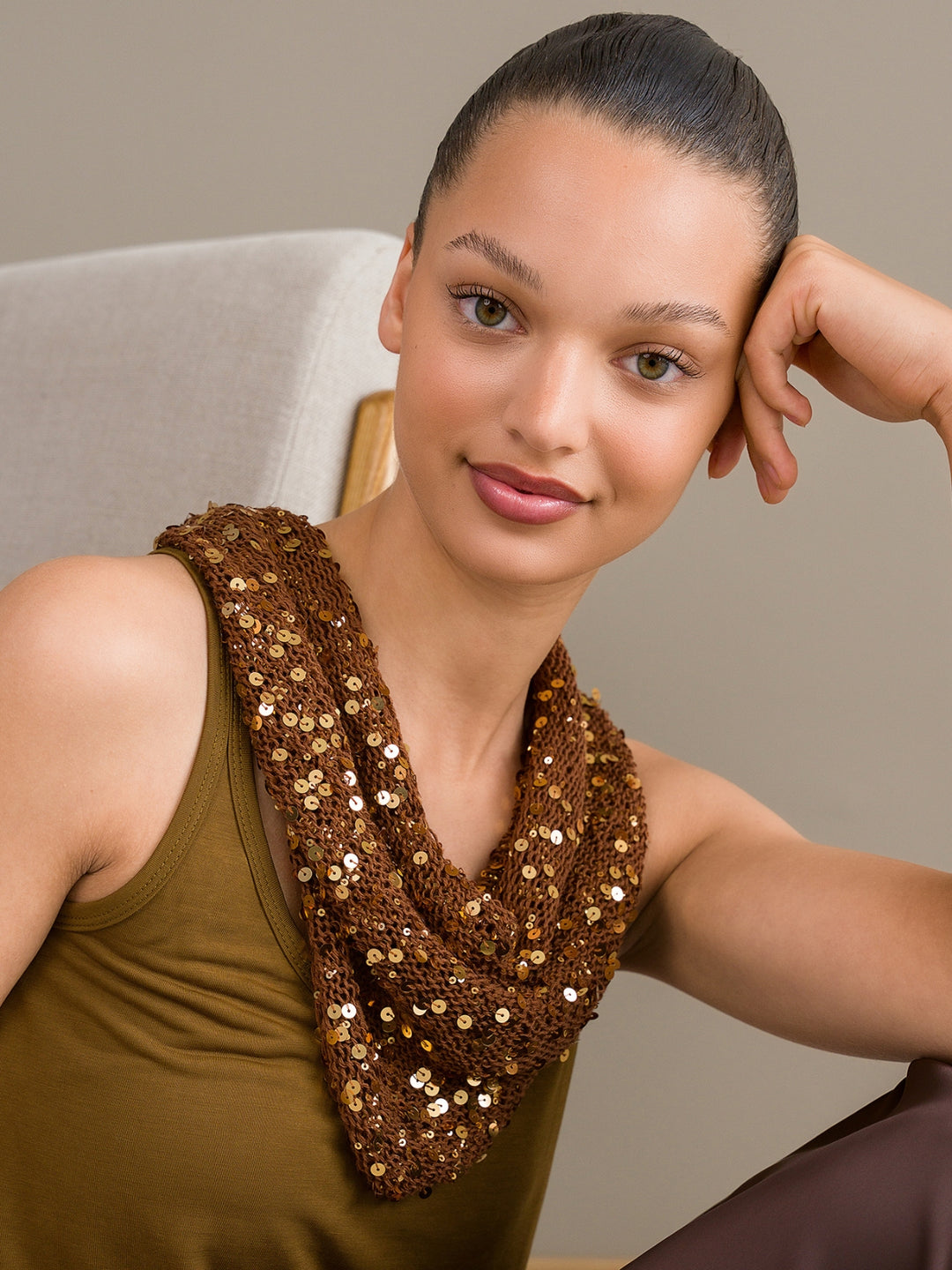 Haak- en breipakket glitter accessoires