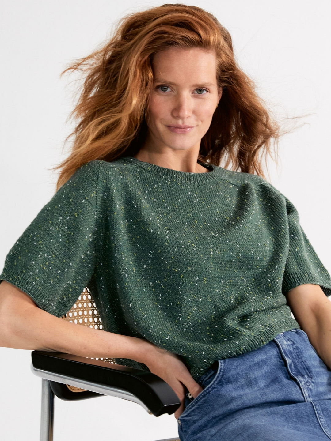 Breipakket shirt Hedda IV - Cool Wool Dots