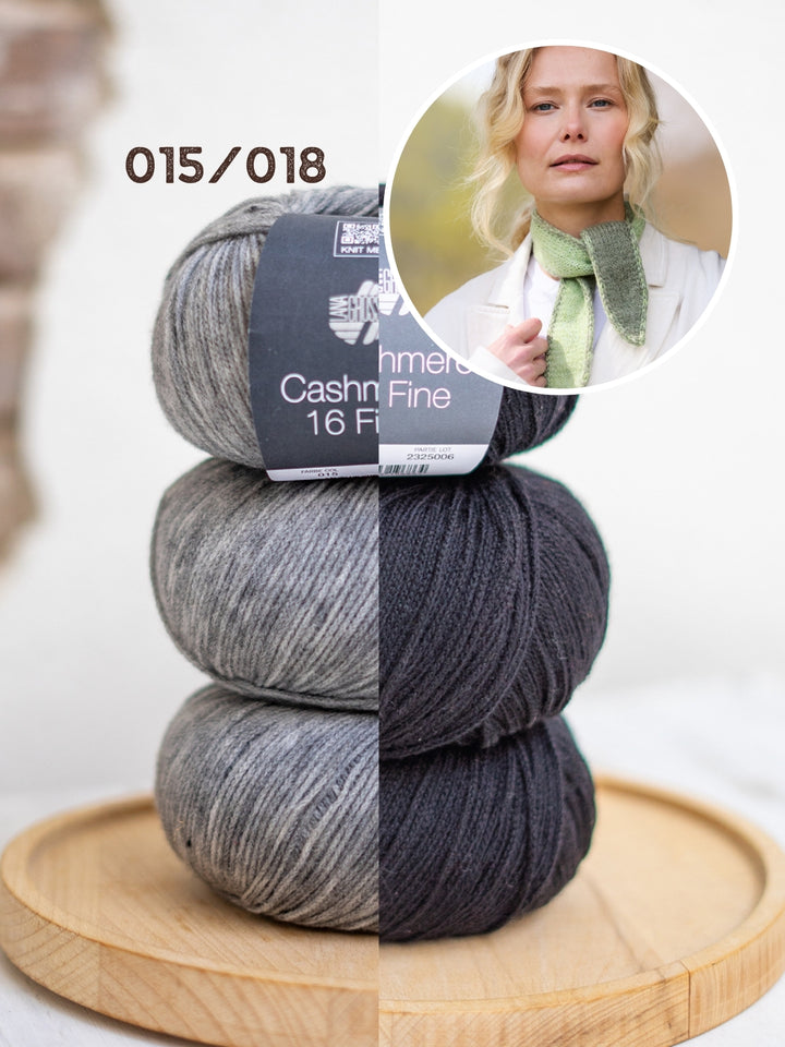 Breipakket Cashmere 16 Fine sjaaltje