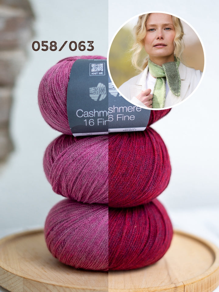 Breipakket Cashmere 16 Fine sjaaltje
