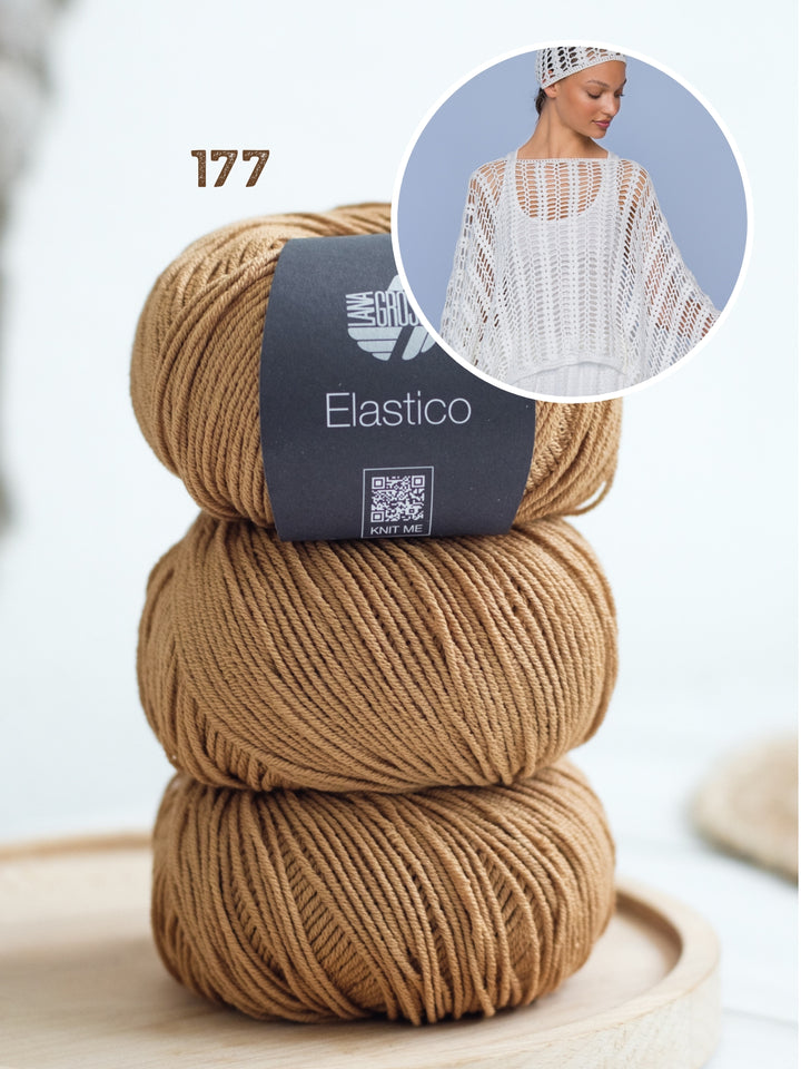 Haakpakket Elastico muts en poncho