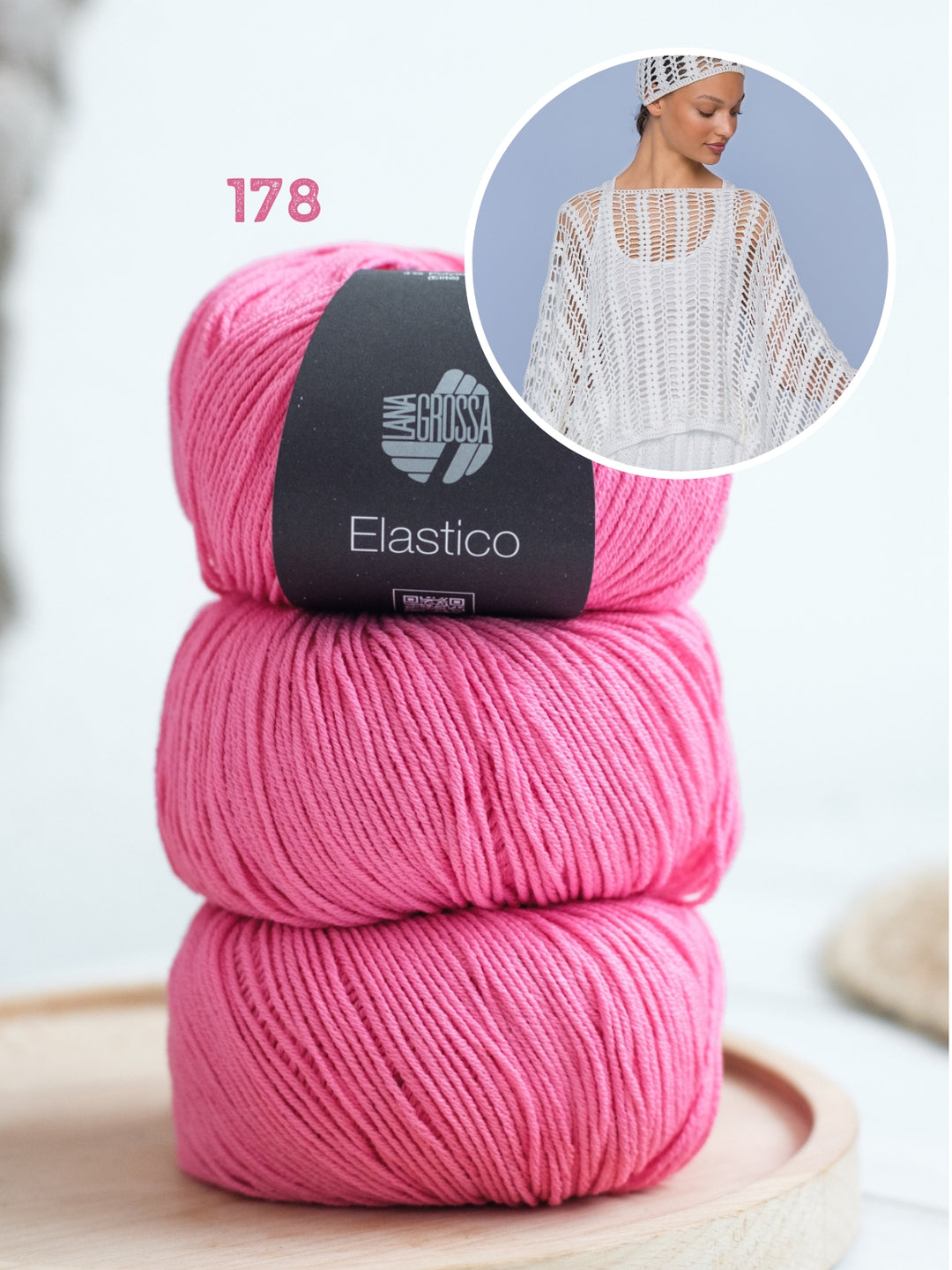 Haakpakket Elastico muts en poncho