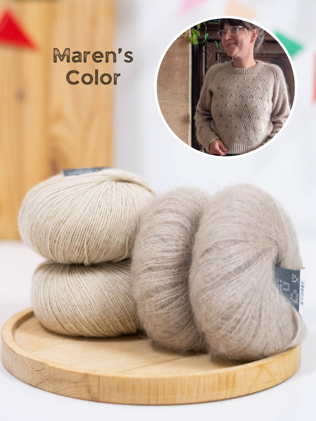 Breipakket Lillie Sweater - Kolibri by Johanna