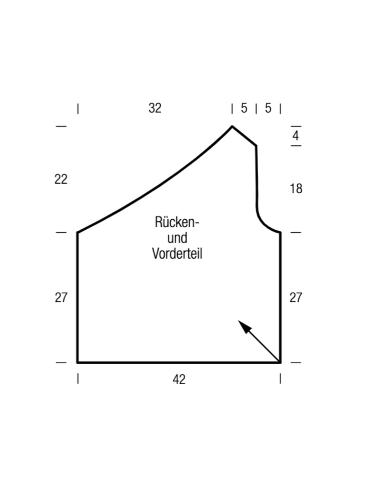 Haakpakket Filo Lurex asymmetrische strepentop
