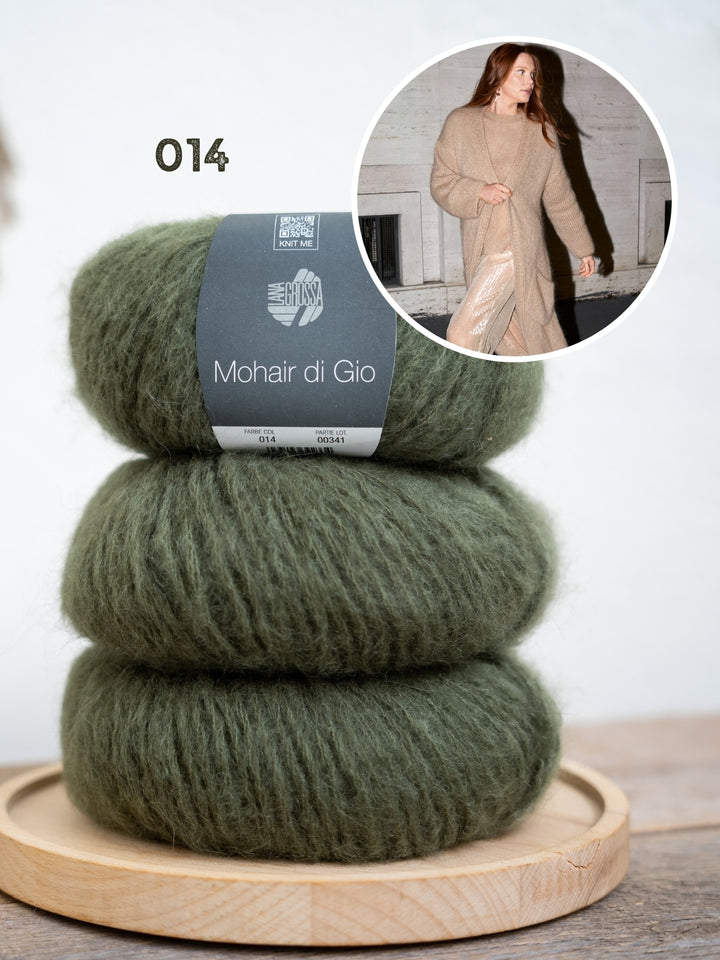 Breipakket Mohair di Gio mantel