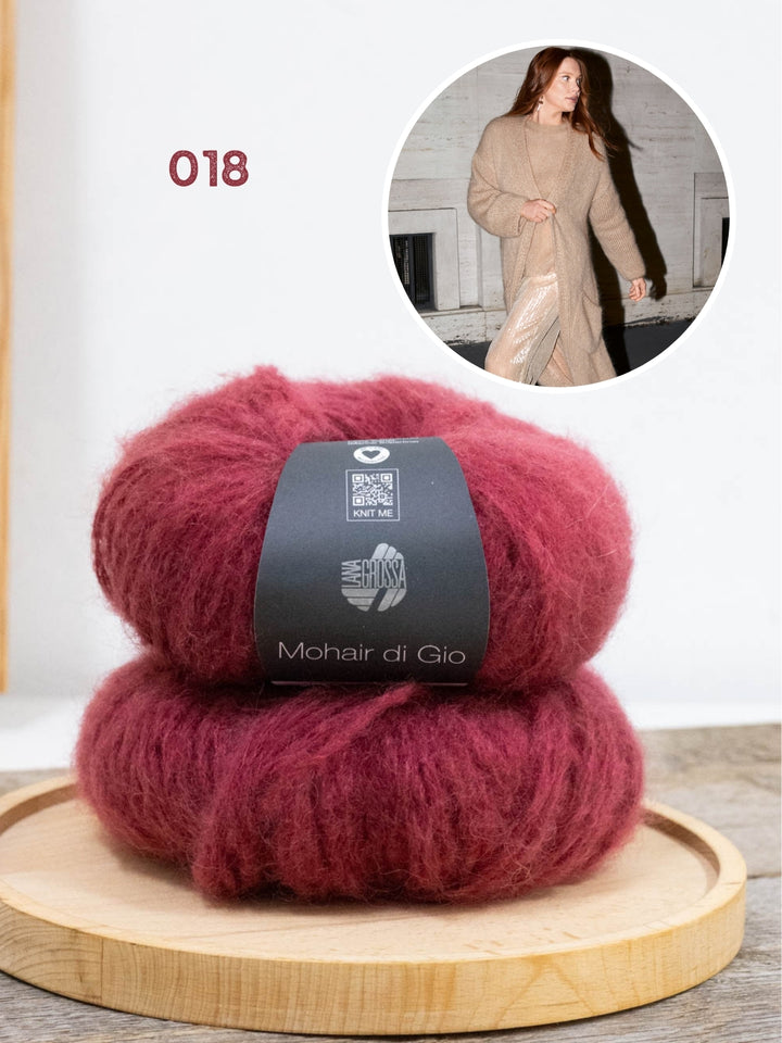 Breipakket Mohair di Gio mantel