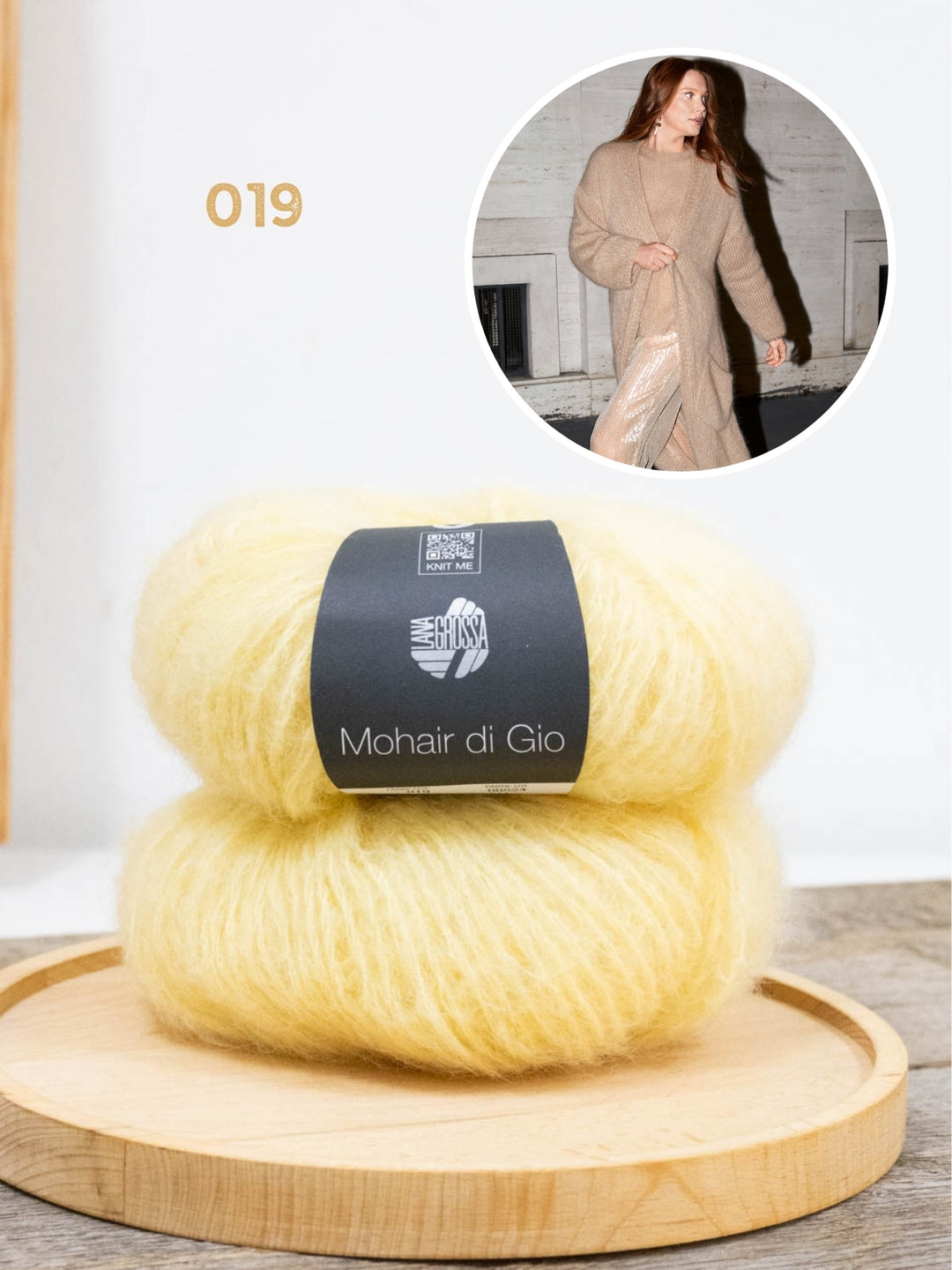 Breipakket Mohair di Gio mantel
