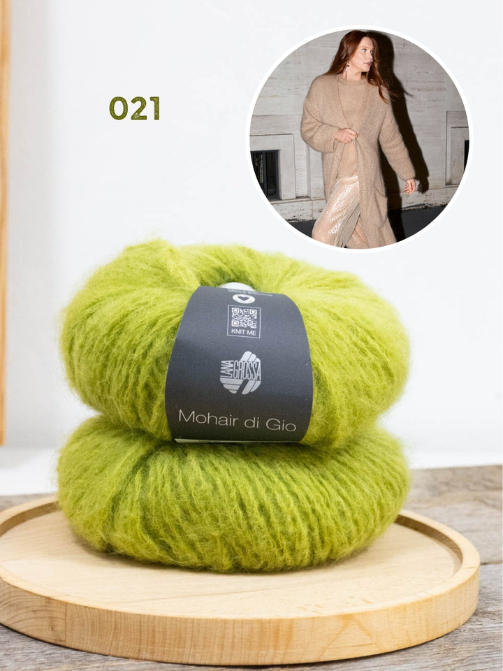 Breipakket Mohair di Gio mantel
