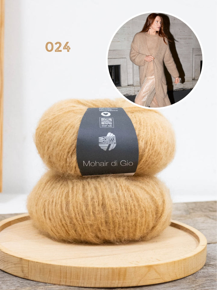 Breipakket Mohair di Gio mantel