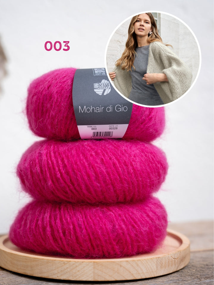 Breipakket Mohair di Gio vest