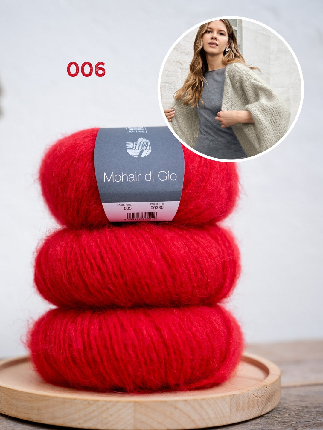 Breipakket Mohair di Gio vest
