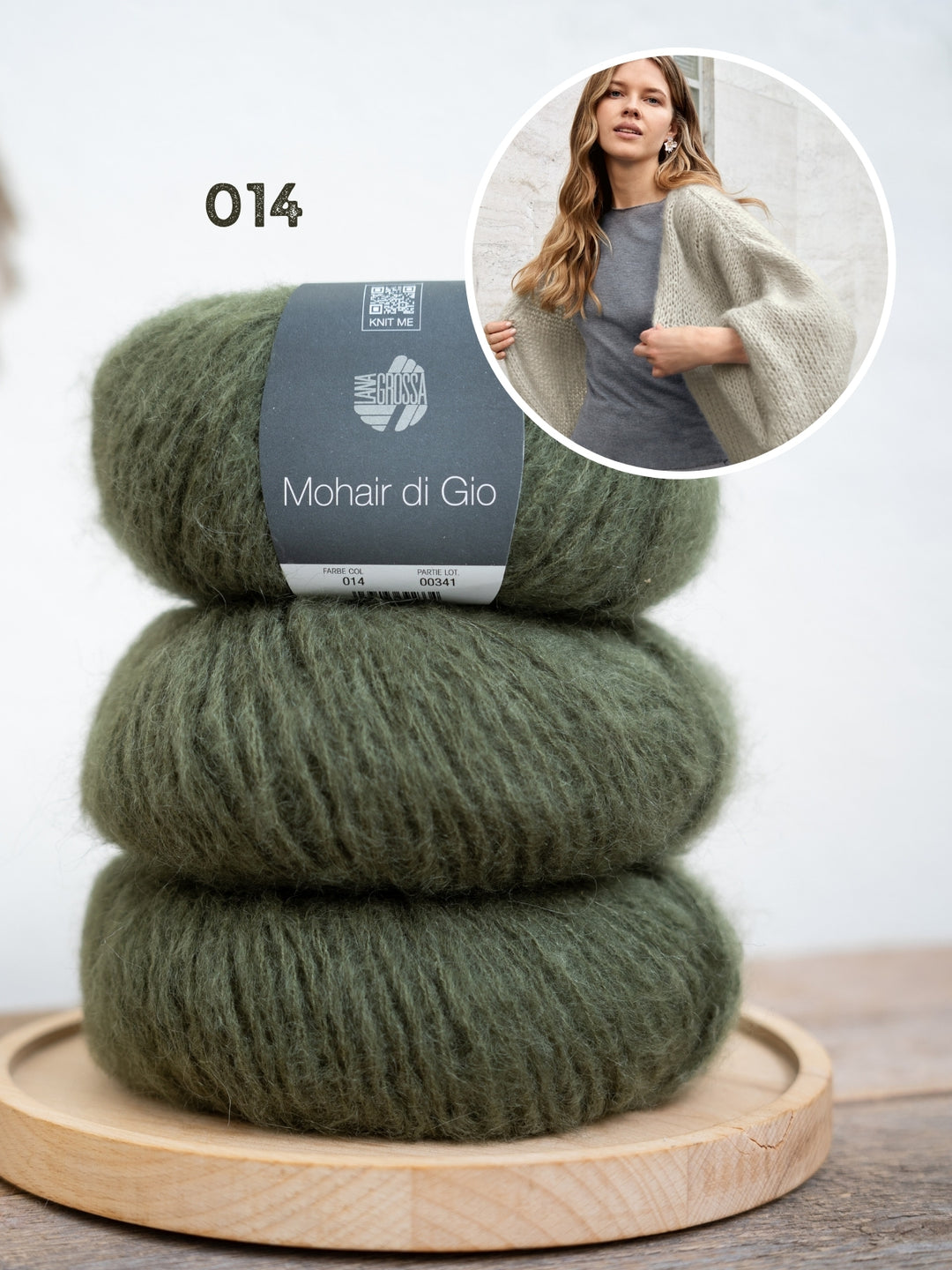 Breipakket Mohair di Gio vest
