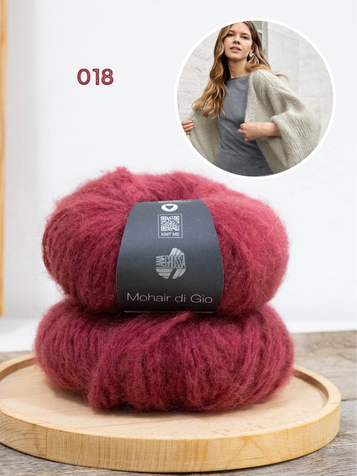 Breipakket Mohair di Gio vest