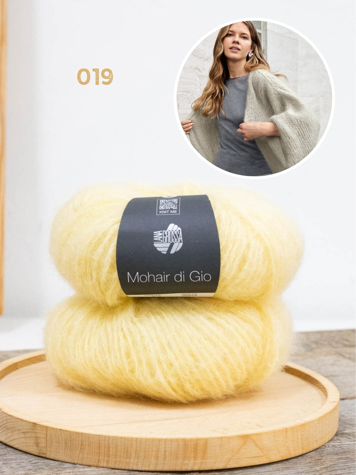 Breipakket Mohair di Gio vest