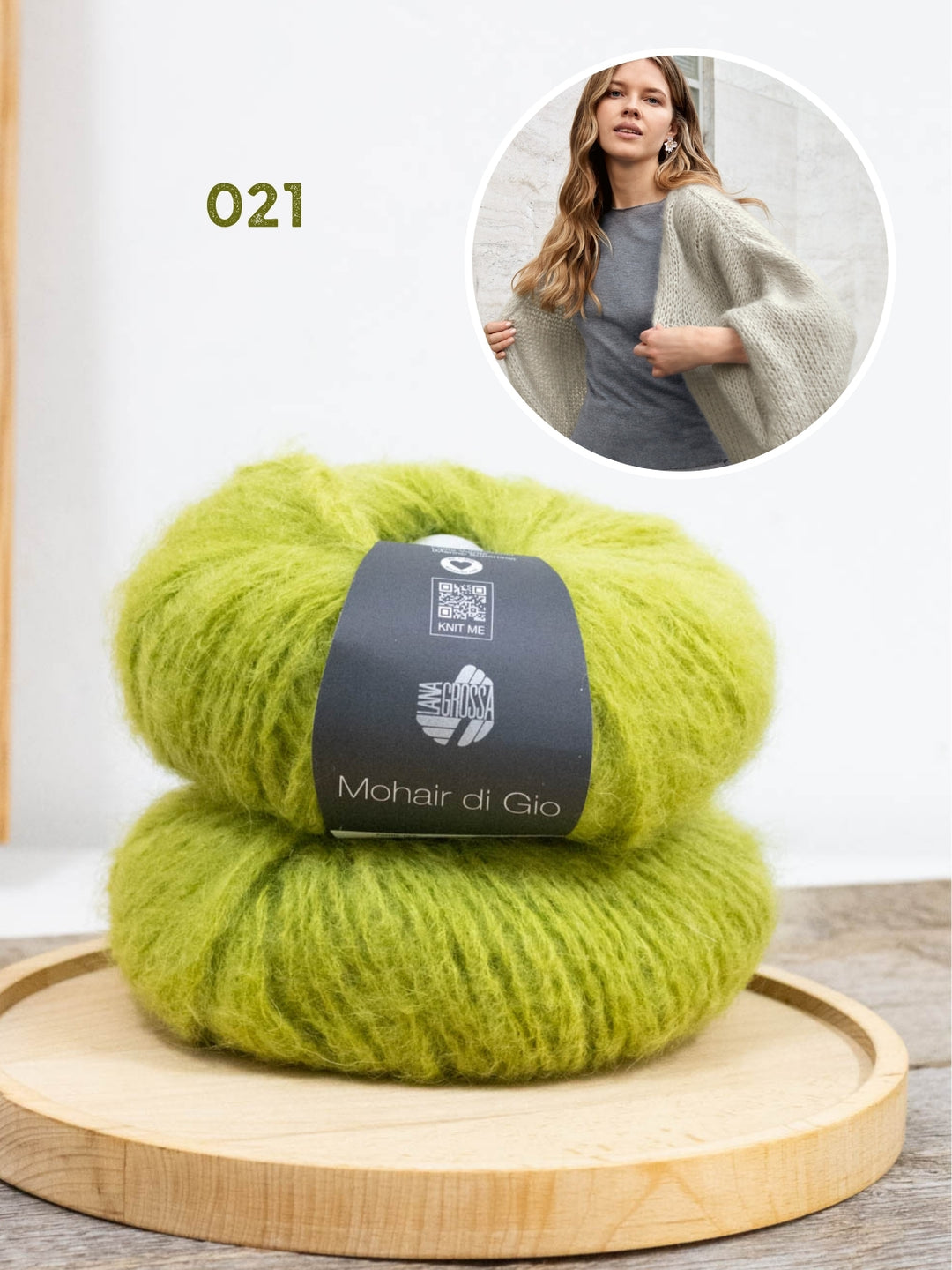 Breipakket Mohair di Gio vest