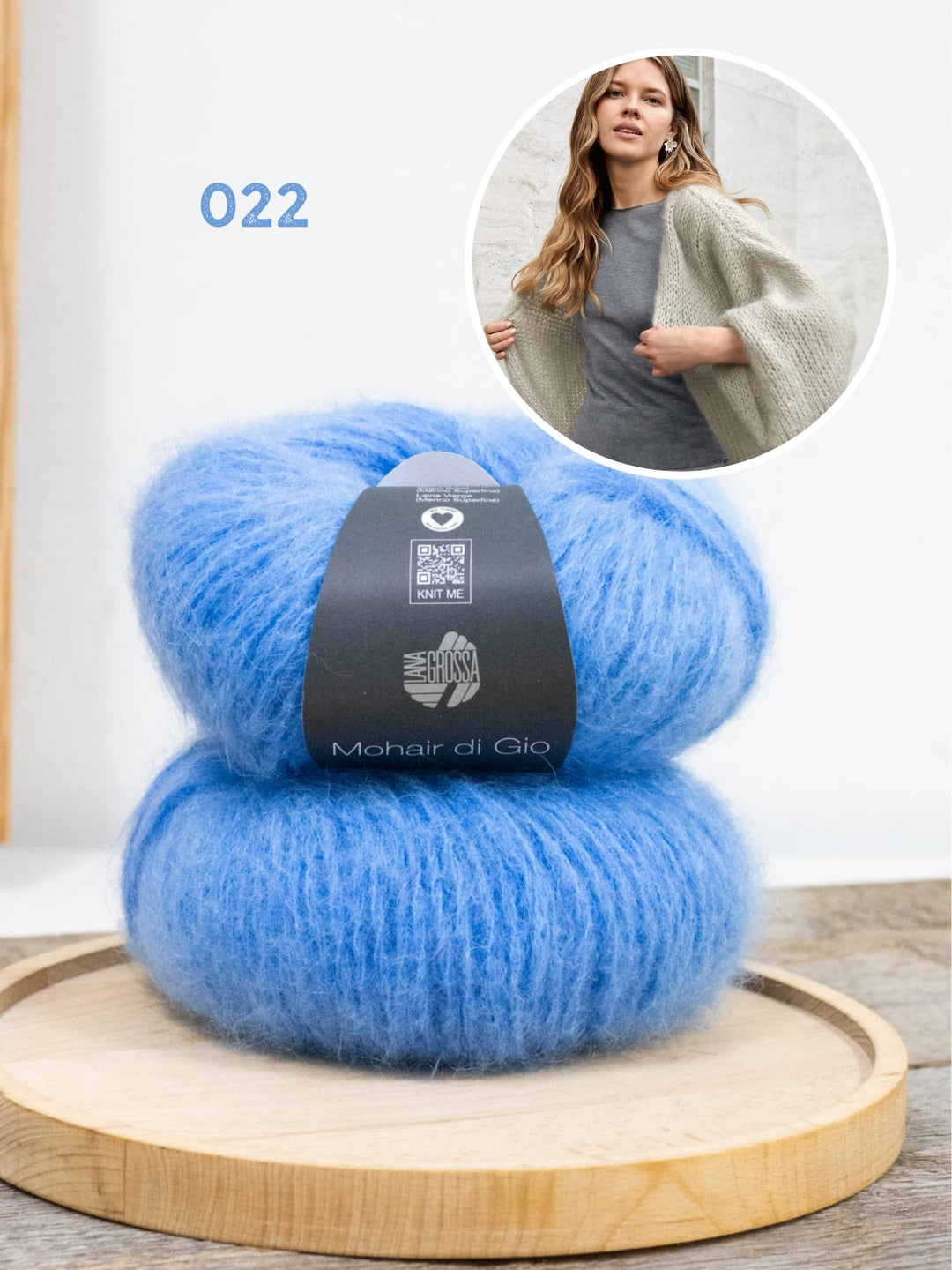 Breipakket Mohair di Gio vest