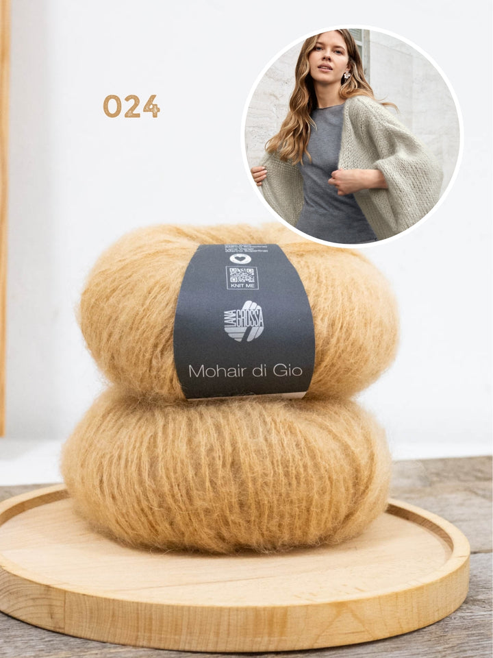 Breipakket Mohair di Gio vest