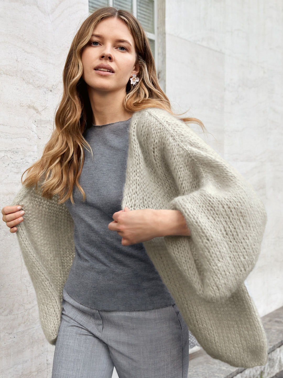 Breipakket Mohair di Gio vest