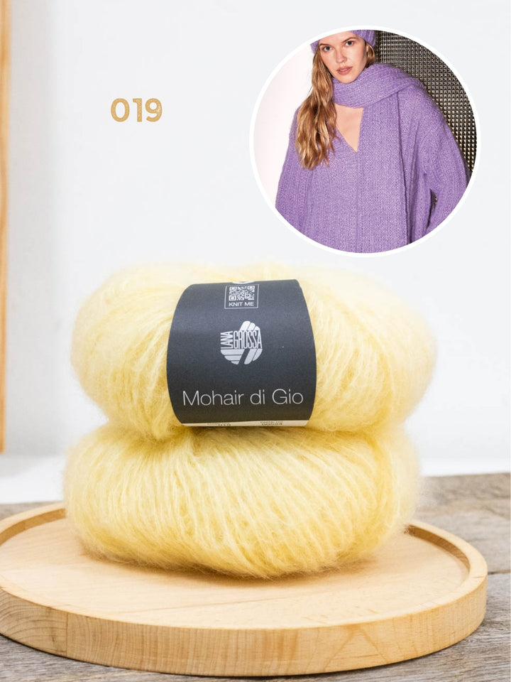 Breipakket Mohair di Gio sjaal
