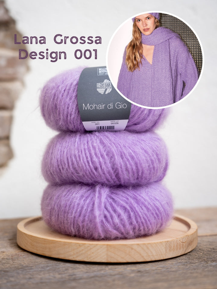 Breipakket Mohair di Gio sjaal