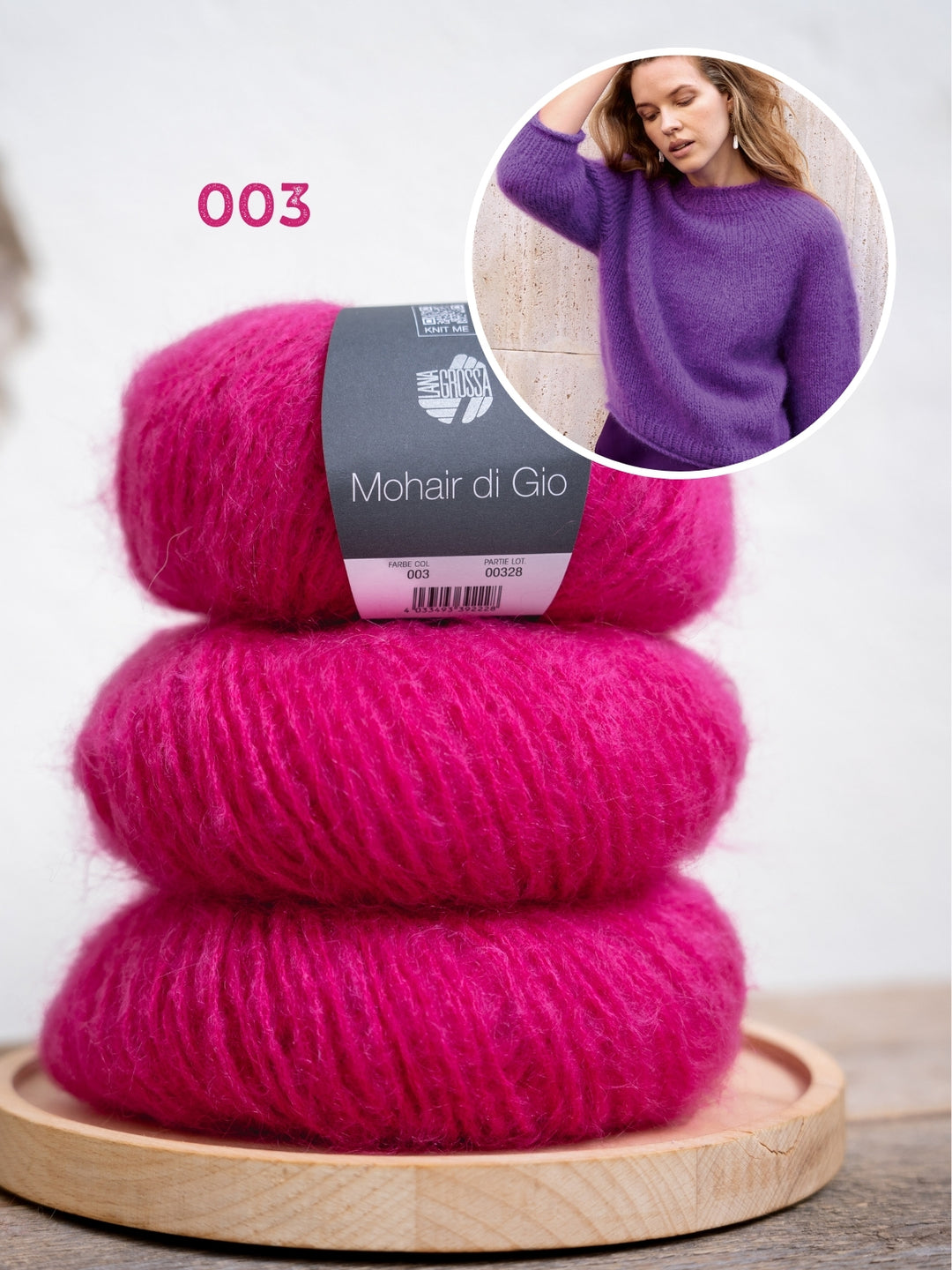 Breipakket Mohair di Gio pullover