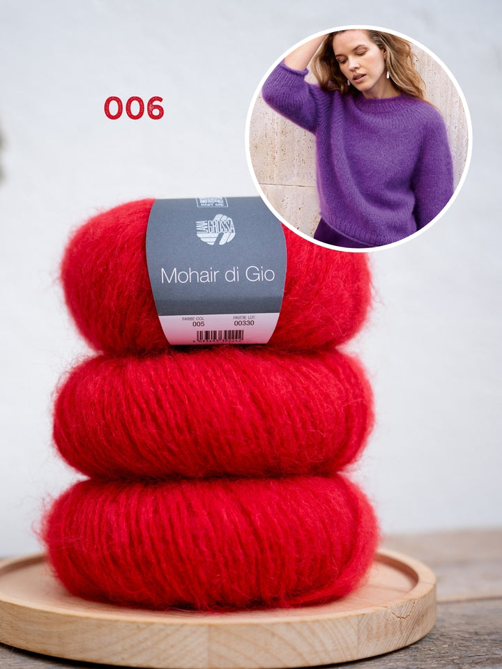 Breipakket Mohair di Gio pullover